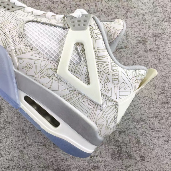 Authentic Air Jordan 4 Laser